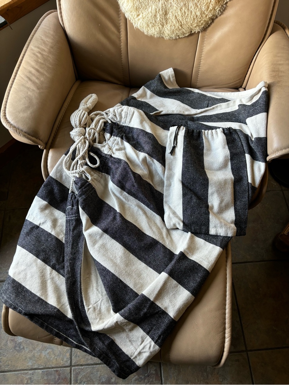Boho Woven Cotton Hammock